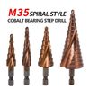 HSS Spiral Cobalt Step Drill Bit